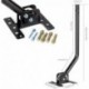 PBD Digital Outdoor TV Antenna, 150 Mile Motorized 360 Degree Rotation Support 2 TVs, Mounting Pole, 50FT RG6 Coax Cable, Wireless Remote Control, UHF/VHF, Snap-On Installation